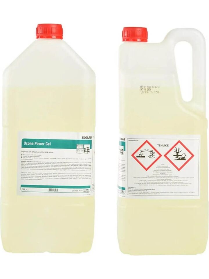 Ecolab Usona Power Gel 5L Kıvamlı Ultra Yoğun Çamaşır Suyu