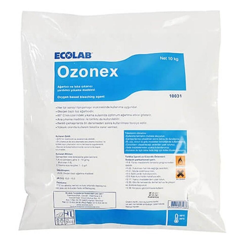 Ozonex 10kg (Oksijen bazlı, ağartıcı ve leke çıkarıcı yardımcı yıkama maddesi)