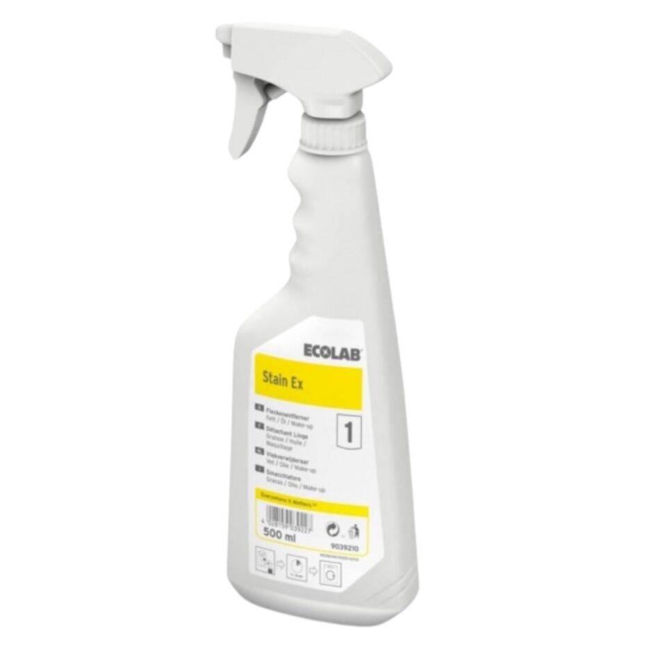 Stain Ex-1 0,41kg (Yağ bazlı lekeler için leke çözücü (Makyaj, kozmetik güneş yağı, ruj, çikolata..))