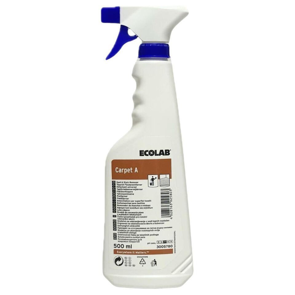 Carpet A 0,50kg (Halılarda oluşan, suda çözünebilen lekeler için leke çıkarma maddesi)