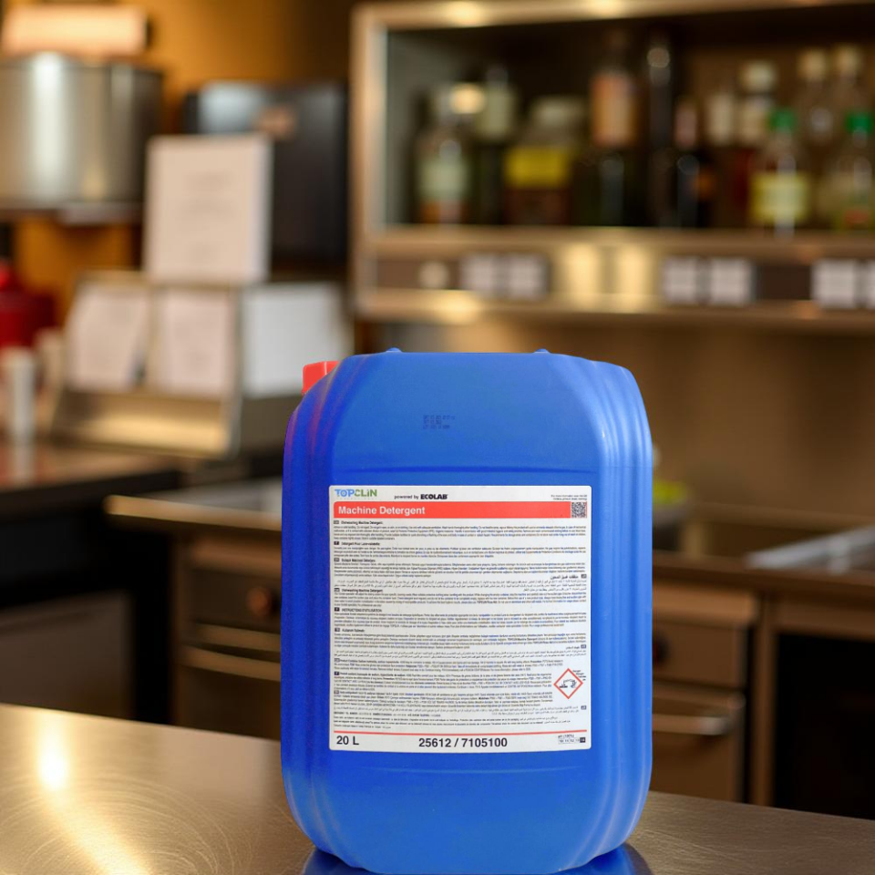 TopClin Dishmachine Detergent 22,30kg (Endüstriyel Bulaşık Makineleri için Sıvı Deterjanı)
