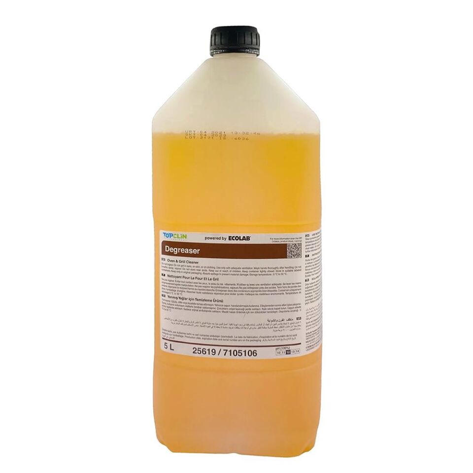 Topclin Degreaser Plus 5,3kg (Fırın ve ızgaralar için yağ çözücü)