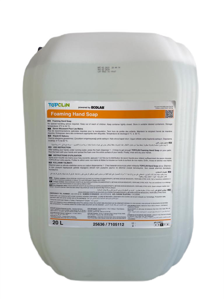 TopClin Foaming Hand Soap 20kg (Köpük El sabunu)