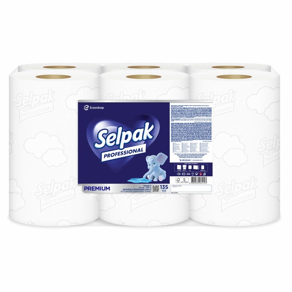 Selpak Professional Premium Sensörlü Havlu 21 Cm - 135 Mt 7906617