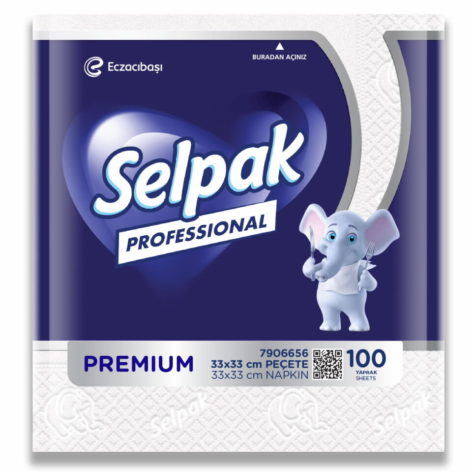 Selpak Profesyonel Peçete 33*33Cm - 100'Lü 7906656 9601102