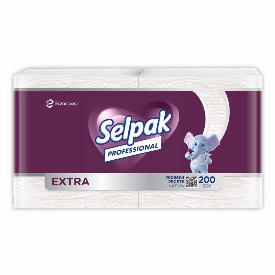 Selpak Profesyonel Extra Peçete 200'Lü 7906604