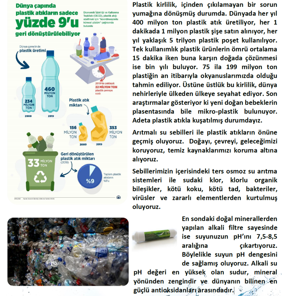 Aquabir CS07 Arıtmalı Su Sebili Pompalı
