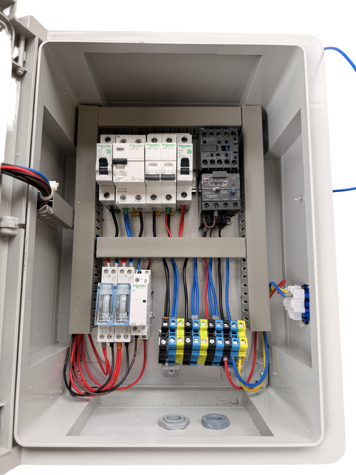 Monofaze Havuz Elektrik Kontrol ve Koruma Panosu