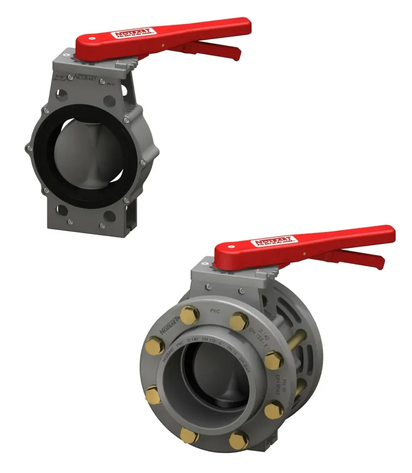 Nozbart Kelebek Yapıştırma Vana Komple