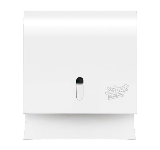 Sanipak Selpak Professional V Katlı & Z Katlı Çift Hazneli Dispenser